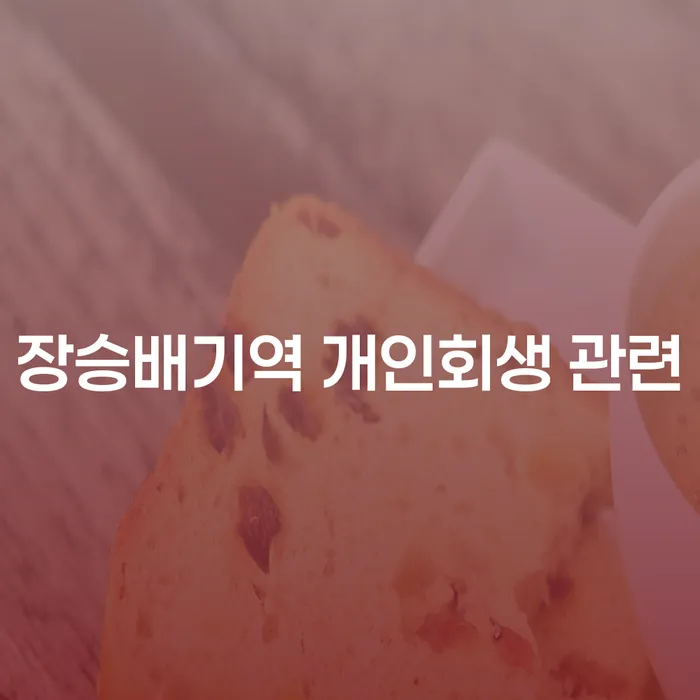 장승배기역 개인회생 관련